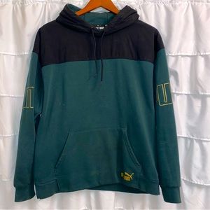 Puma | Hoodie | Green, Black, Gold | Men’s Size Large